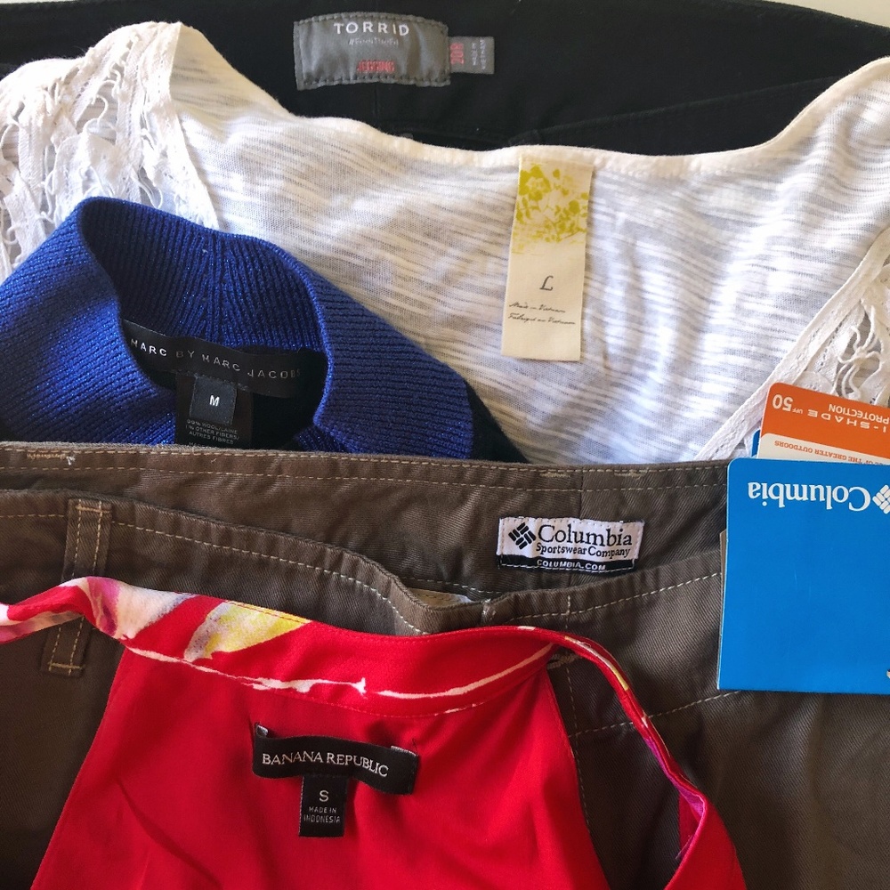 Drop 4, Box 3: J. Crew, Marc by Marc Jacobs, Banana Republic, Torrid, Columbia..